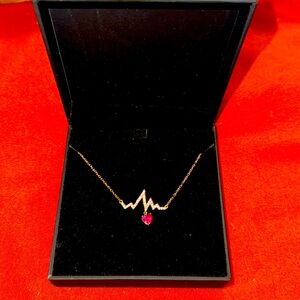 Jared’s heart beat necklace